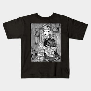 gothic and lolita walk in the park Kids T-Shirt